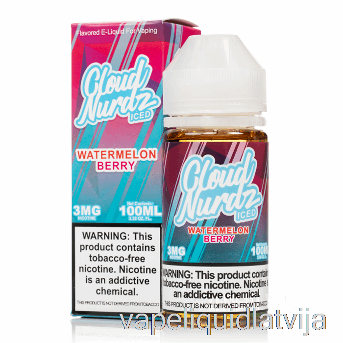 Ledus Arbūzu Oga - Mākonis Nurdz - 100ml 0mg Vape šķidrums